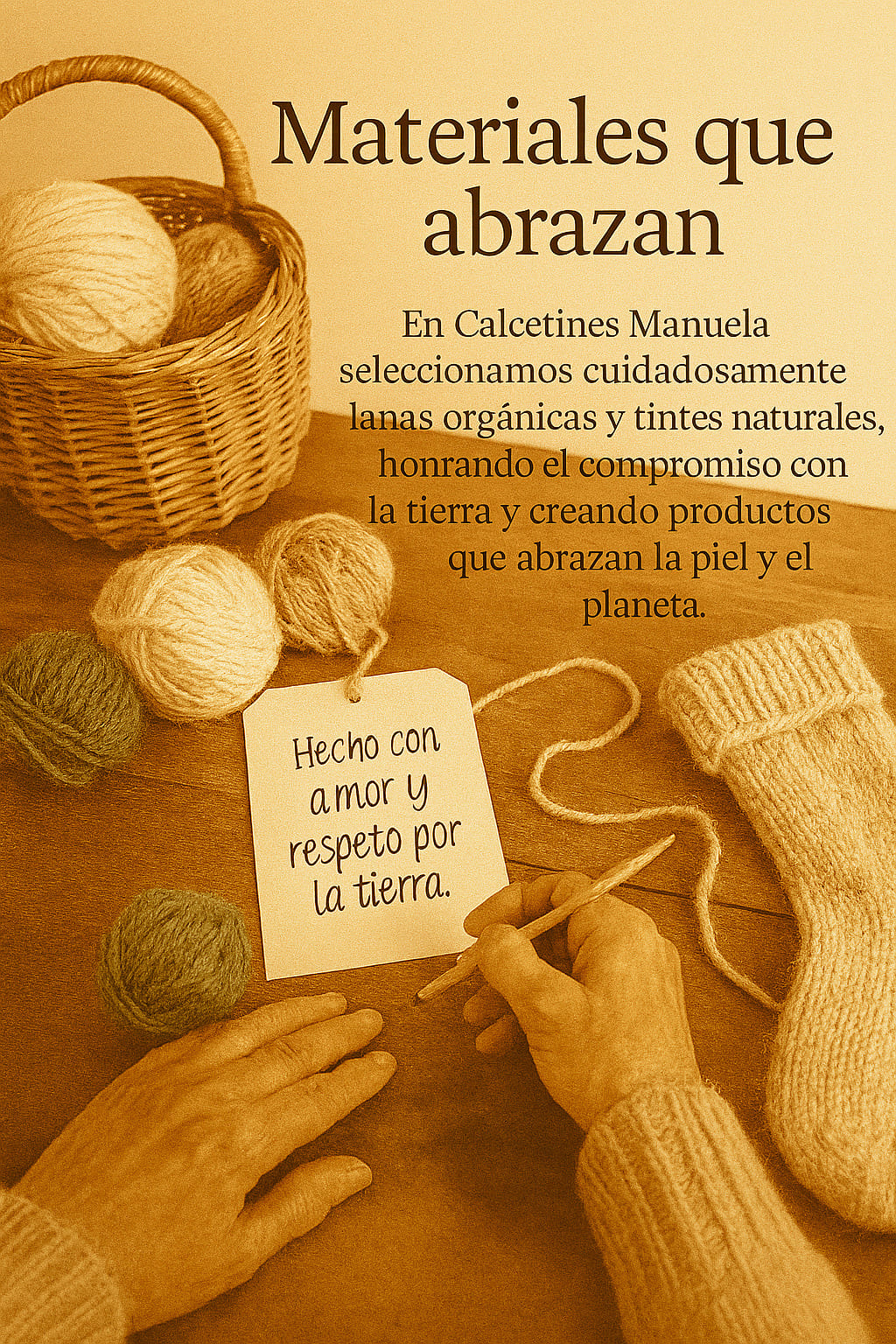 Materiales que abrazan