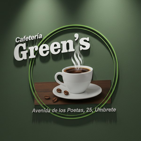 Logo de Cafetería Green’s, cafetería en Umbrete (Av. de los Poetas)